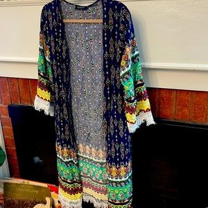 Long lightweight cardigan by suvimuga size large